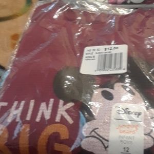 NWT Disney Jumping Beans 12 months shirt